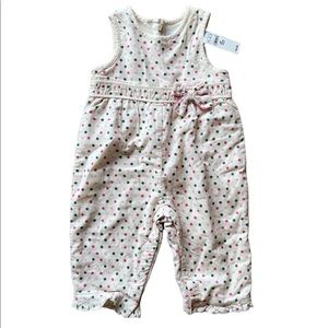 NWT Girls Polka Dot Jumpsuit
